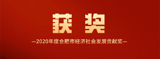 又得一獎！中水三立喜獲2020年度合肥市經(jīng)濟社會發(fā)展貢獻獎