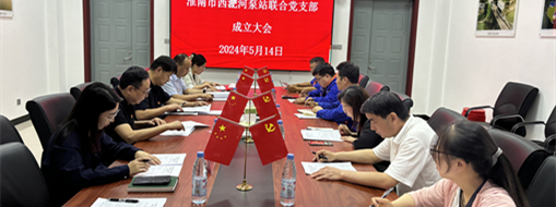 ?抓黨建，促發(fā)展！淮南市水利局與中水三立成立聯(lián)合黨支部